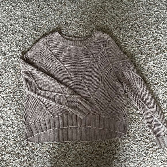 Mauve Knit Sweater - Picture 1 of 2